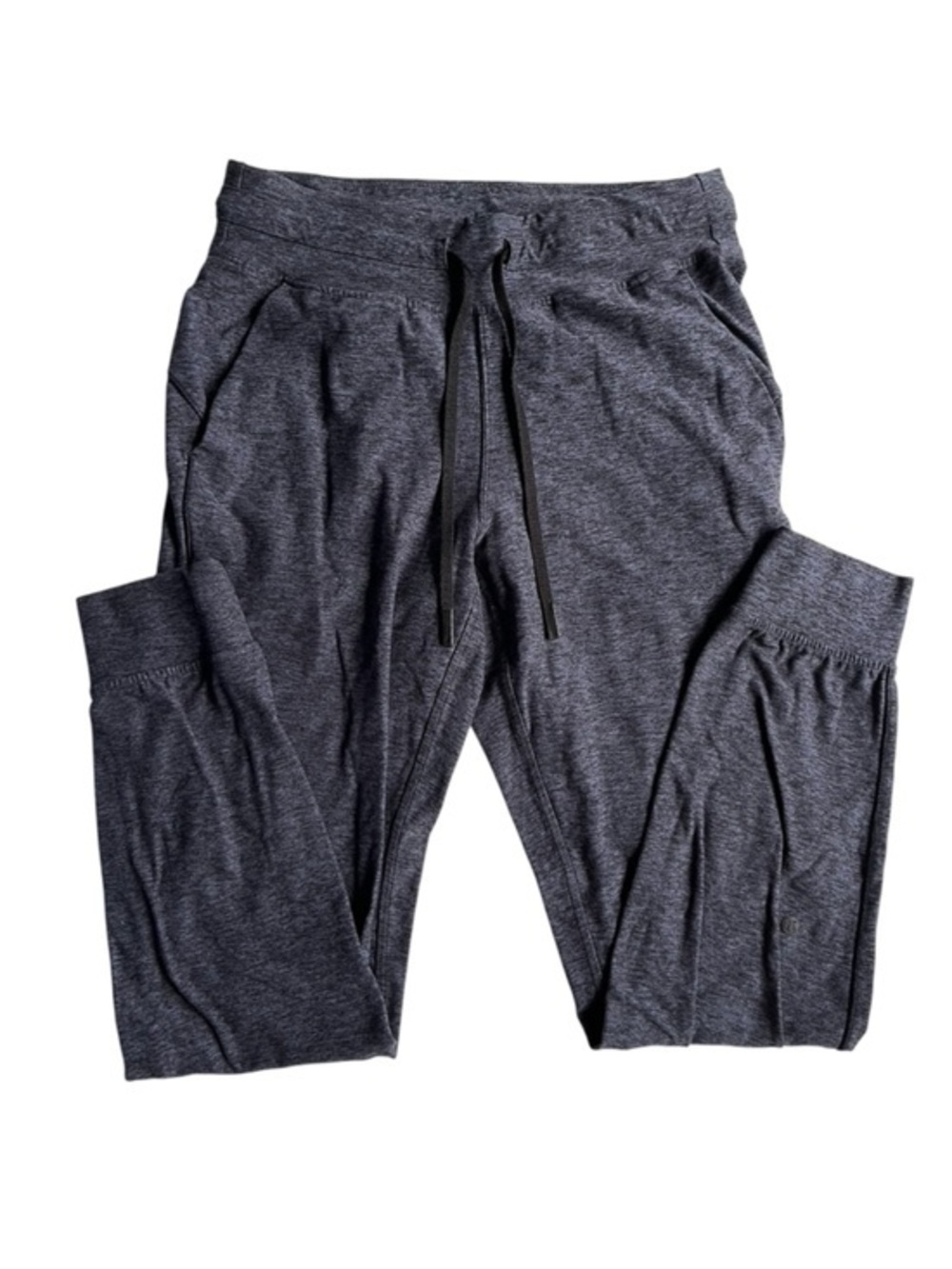 lululemon athletica dark blue stretchy joggers